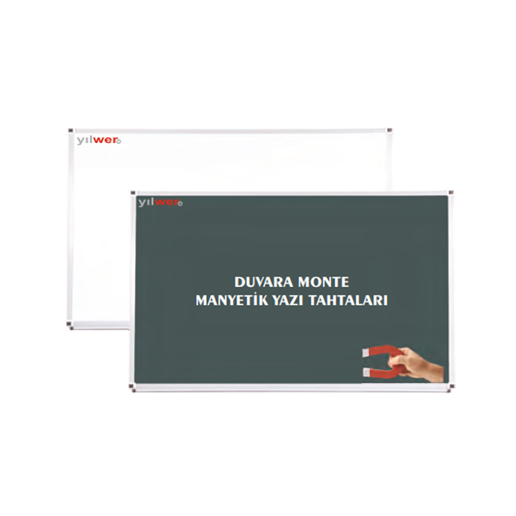 Duvara Monte Manyetik Yazı Tahtaları 